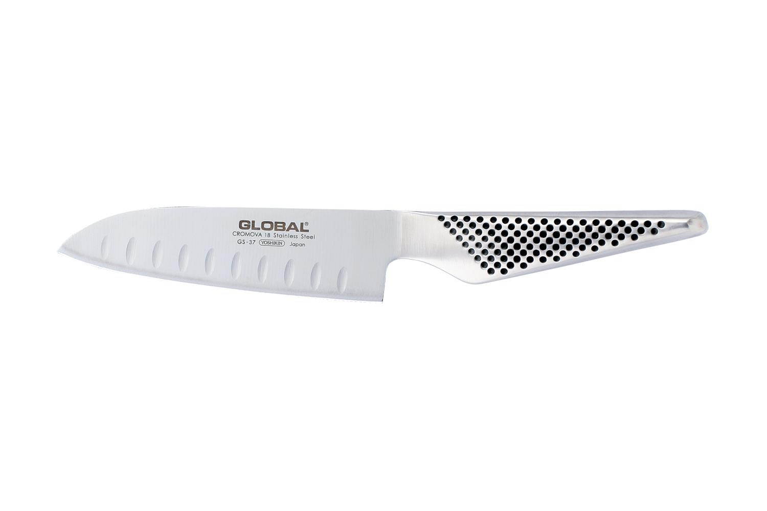 Global GS-37 Fluted Santoku, 5-inch