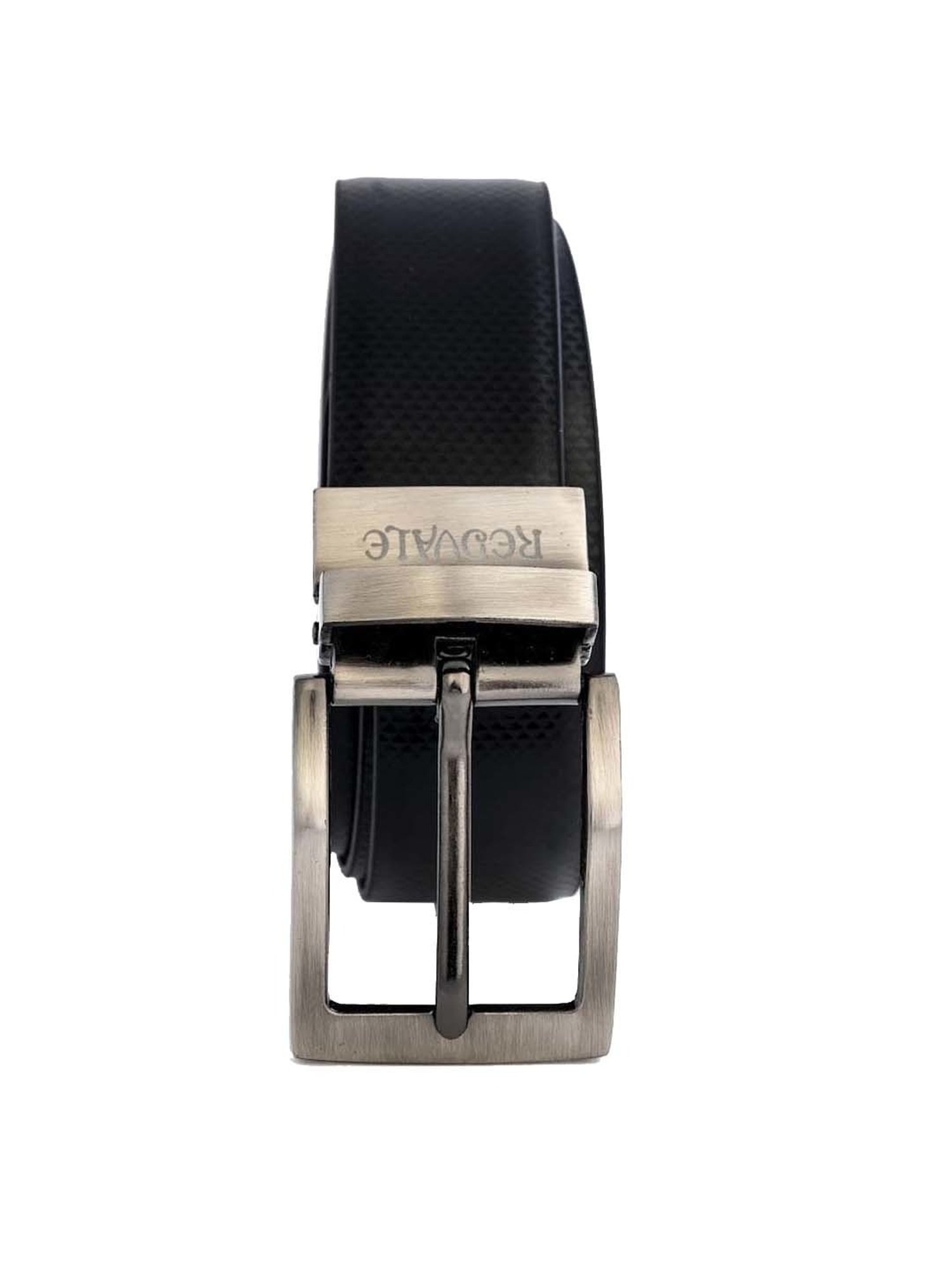 REDVALE Black & Brown Reversible Belt for Men