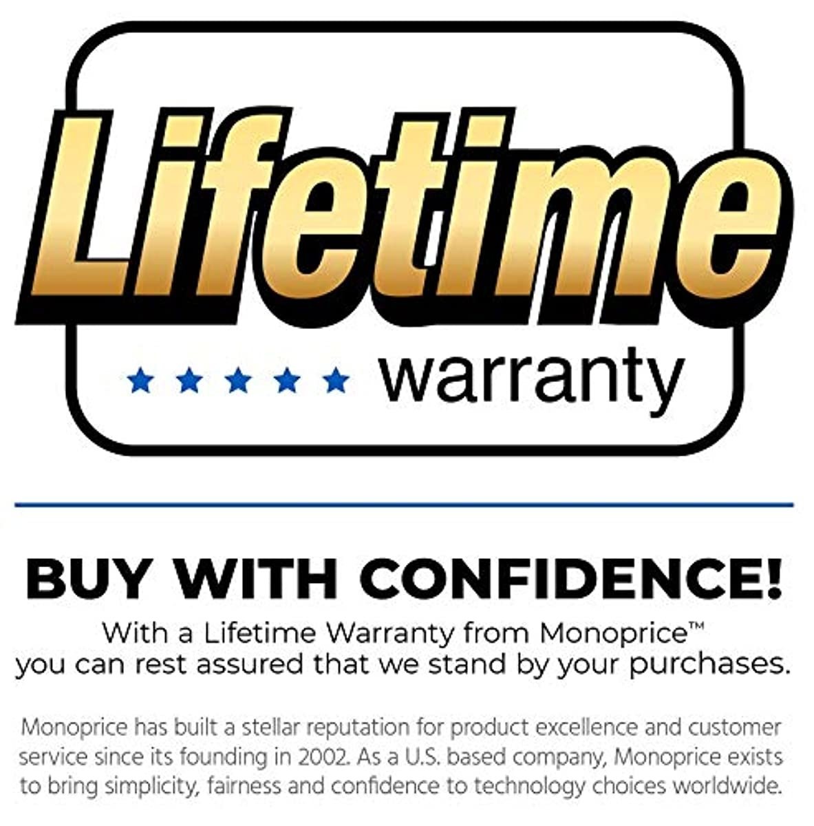 Monoprice TV Wall Mount Bracket for TVs Up to 55in, Tilt, Max Weight 77lbs, VESA Patterns Up to 600x400, UL Certified - Select Series