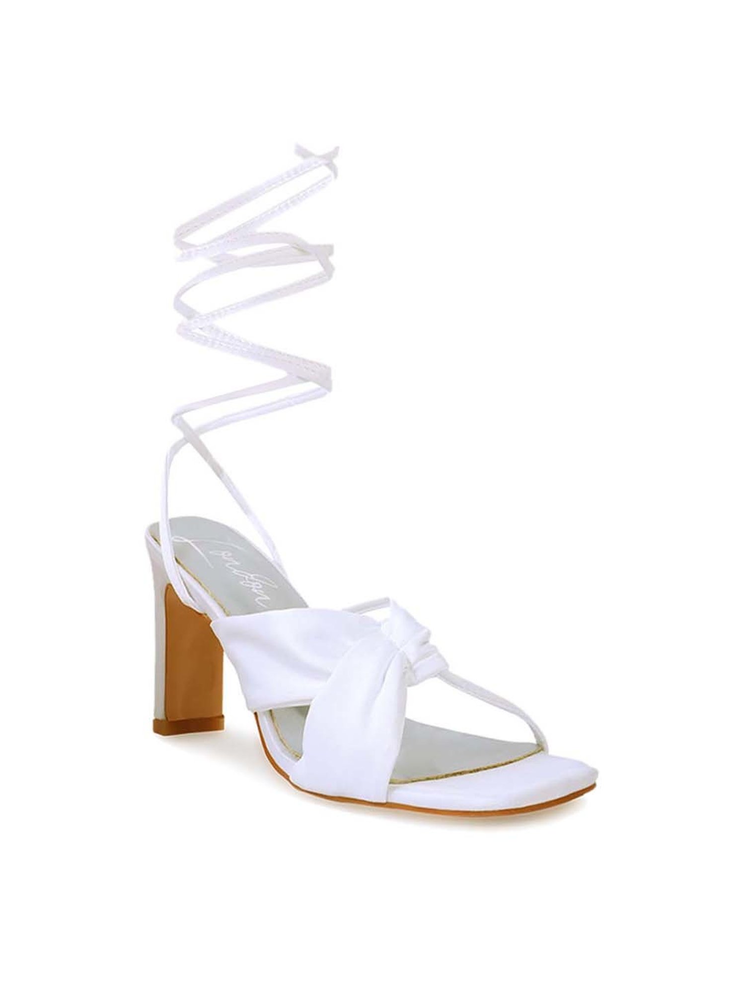 London Rag Women's White Gladiator Sandals