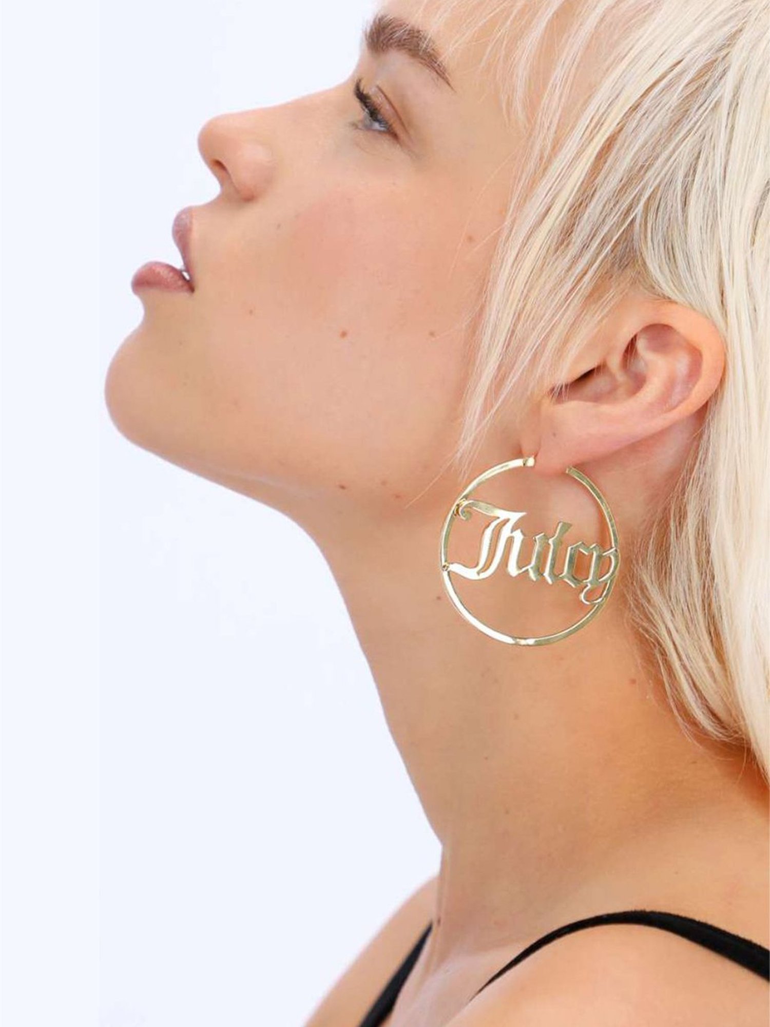 Juicy Couture Eva Maxi Golden Hoop Earrings