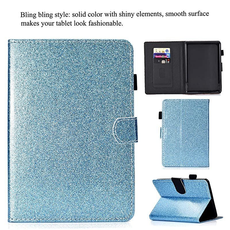 Kindle 10th Gen 2019 Case Folio Smart Cover with Auto WakeSleep Feature Premium PU Leather Cards Slots Slim Cover for AllNew Kindle 10th Generation 2019 Release 6 Reader Blue