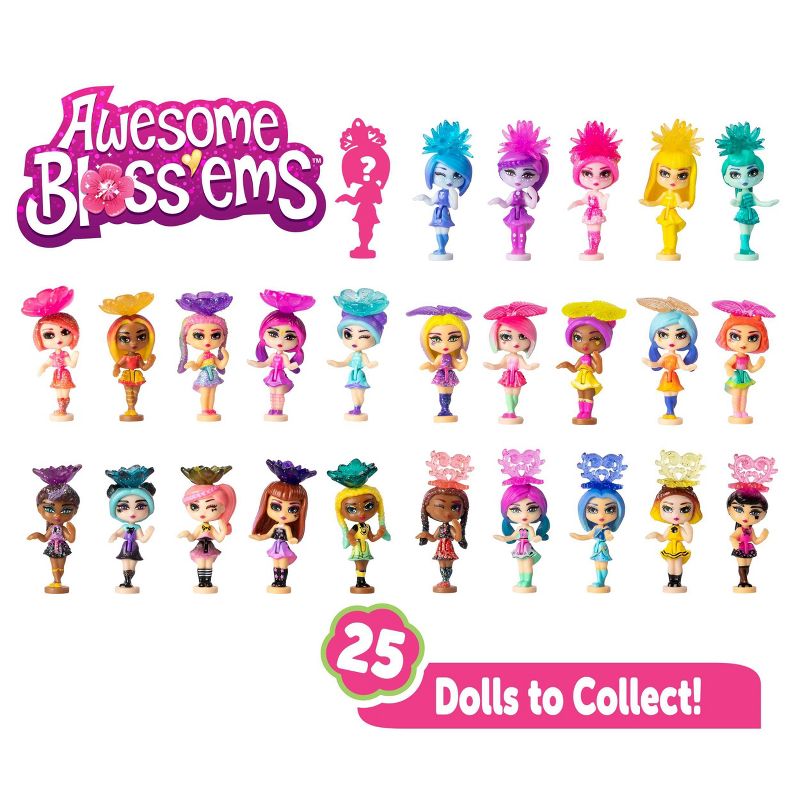 Awesome Bloss'ems Magical Growing Flower - Themed Scented Collectible Doll Blind Pack