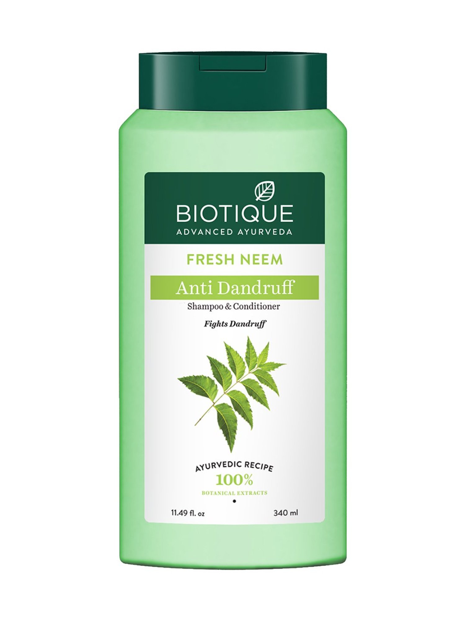 Biotique Fresh Neem Anti Dandruff Shampoo & Conditioner - 340 ml