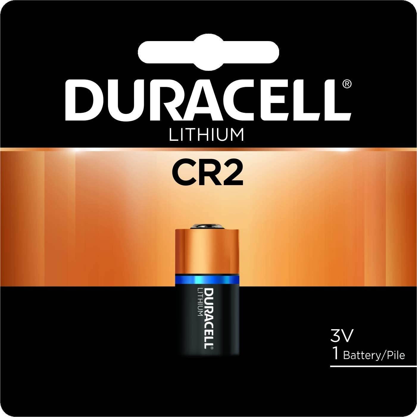Duracell Specialty High-Power Lithium Battery, Cr2, 3 V DLCR2BPK