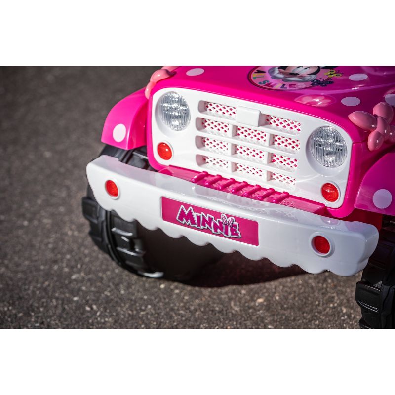 Kid Trax 6V Disney Minnie Mouse Flower Power 4x4 Powered Ride-On - Pink