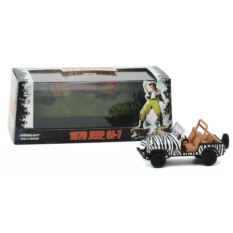 1976 Jeep CJ-7 "Ace Ventura: When Nature Calls" (1995) Movie 1/43 Diecast Model Car  by Greenlight