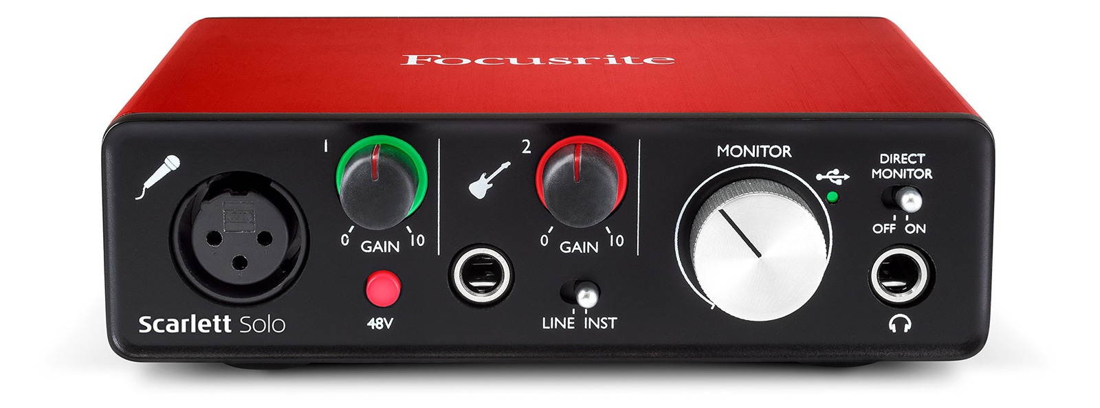 Focusrite Scarlett Solo 2nd Gen USB Audio Interface with Pro Tools | First