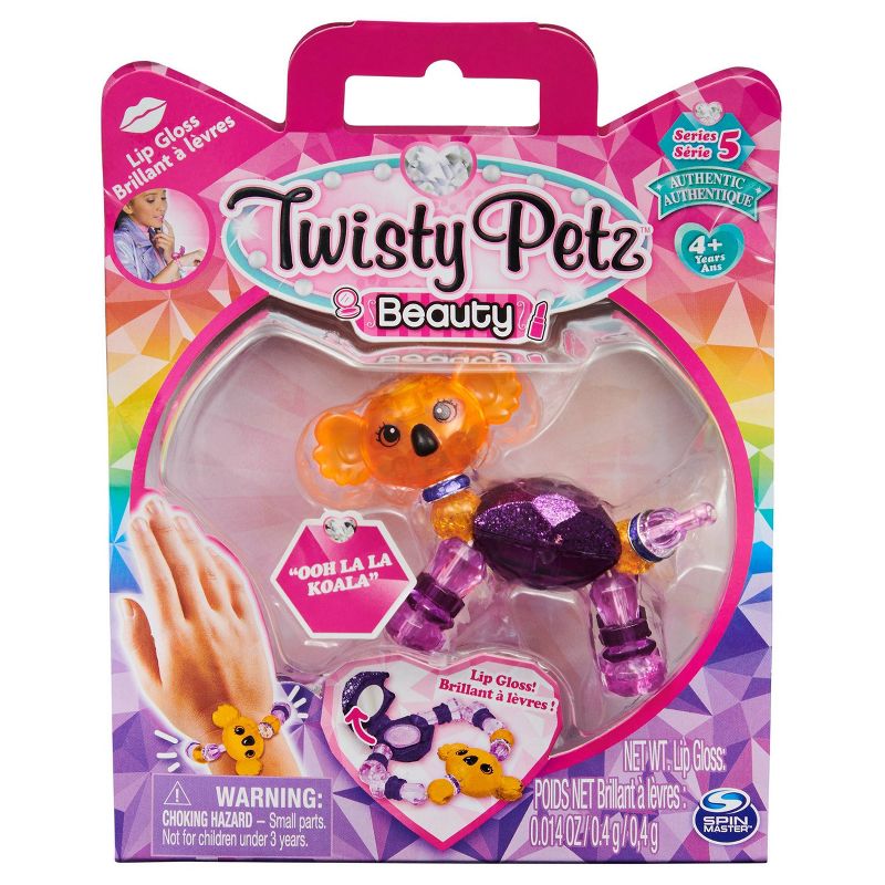 Twisty Petz Beauty S5  Ooh La La Koala Collectible Bracelet with Lip Gloss