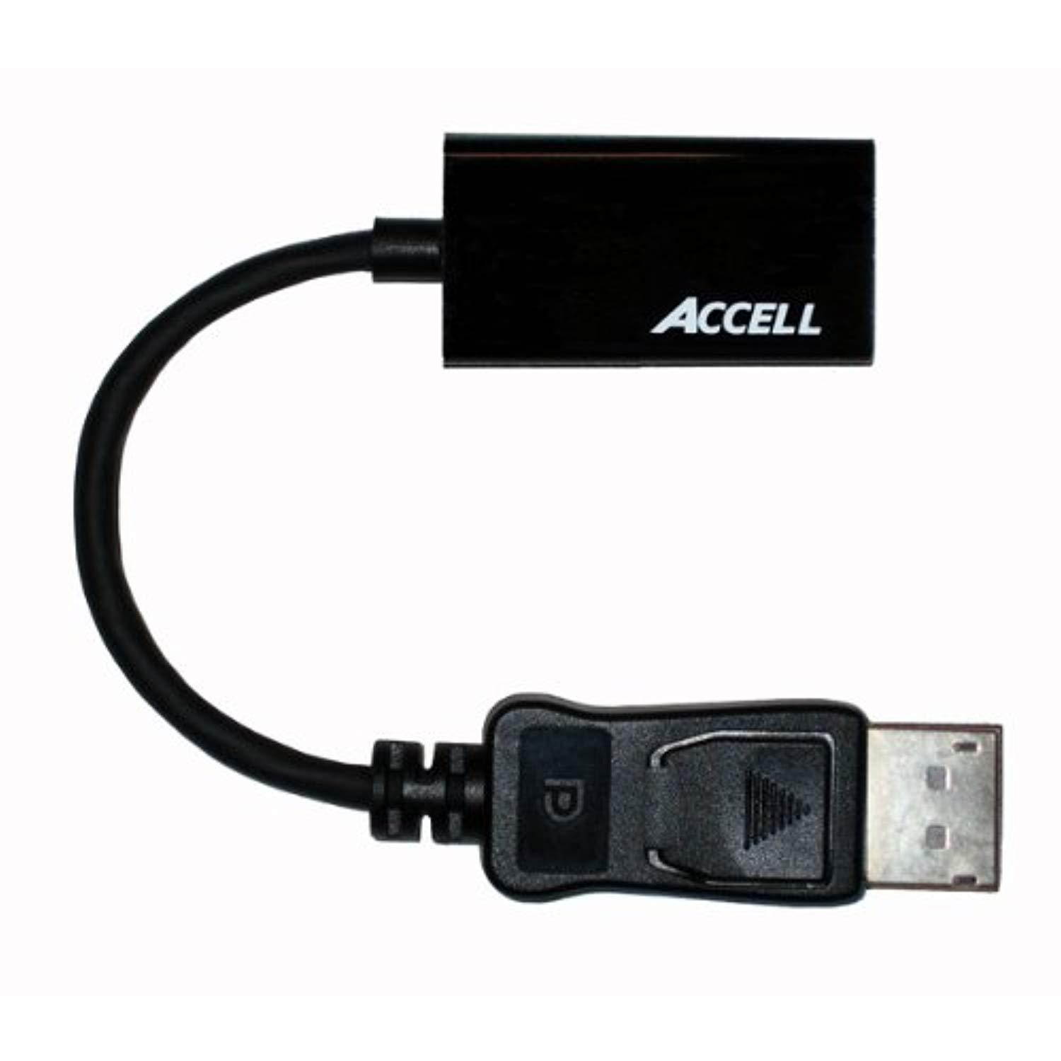 accell displayport 1.1 to hdmi 1.4 passive adapter  4k uhd @30hz, 1920x1440@60hz  retail package
