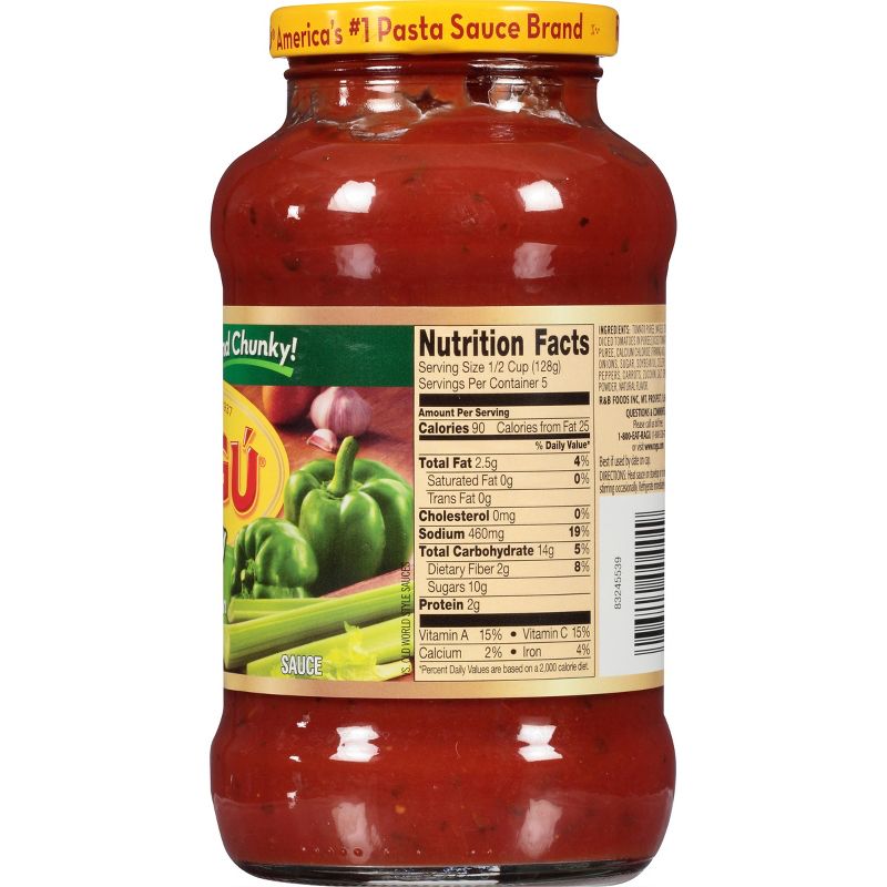Ragu Chunky Garden Combination Pasta Sauce - 24oz