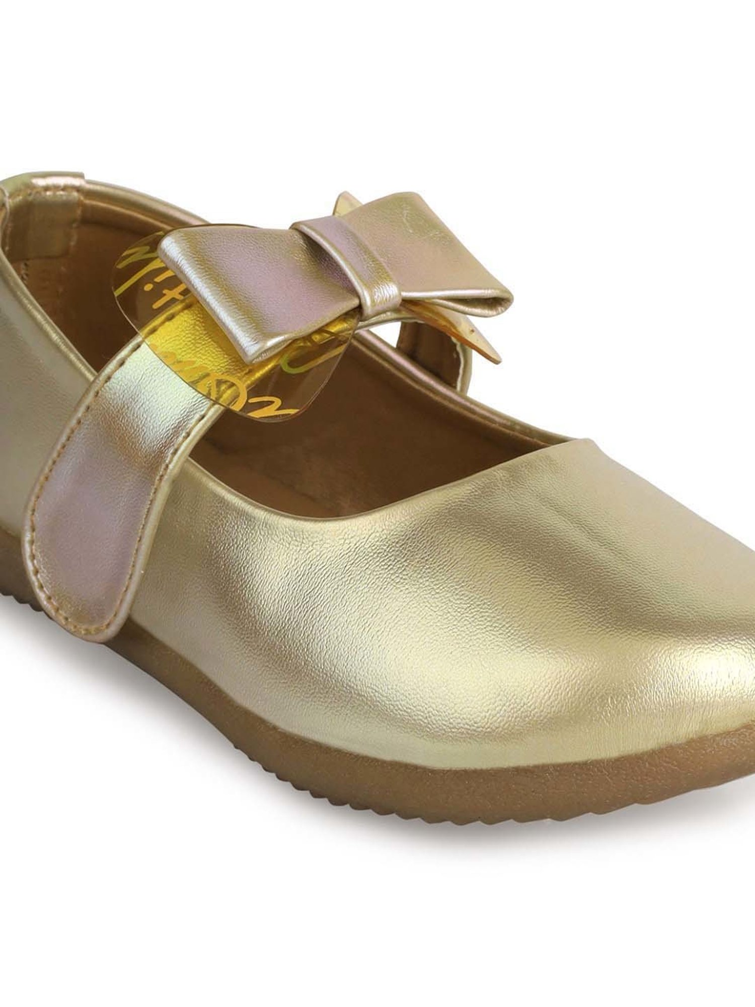 Minesole Kids Golden Mary Jane Shoes