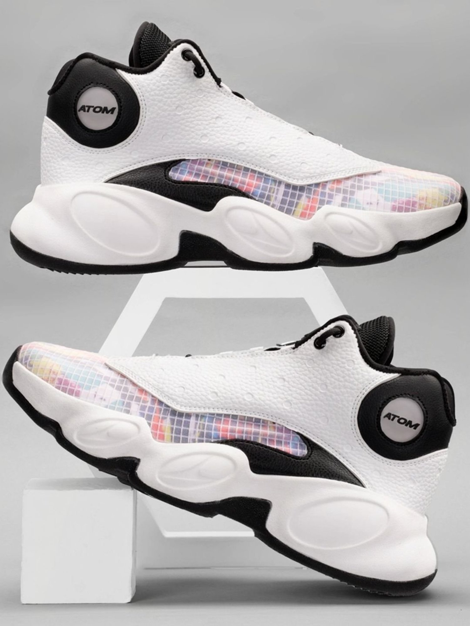 Atom Men's Street Swagger White Running Shoes