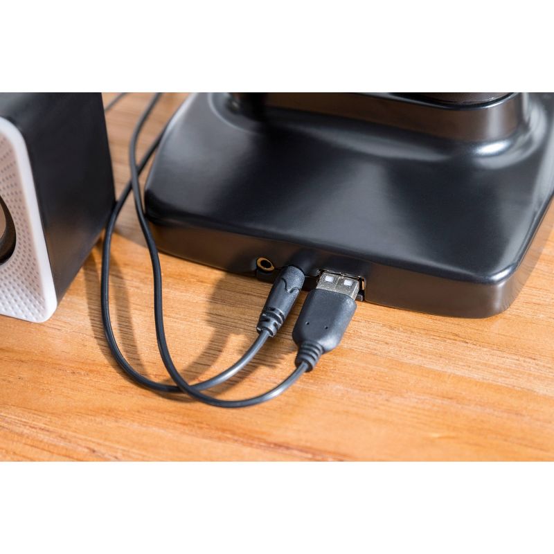 Amer Adjustable Monitor Mount, Up to 24", Black (AMR2CV) 