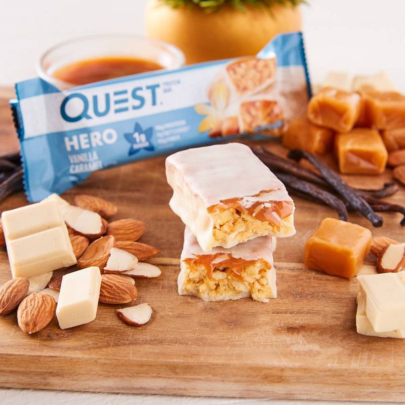 Quest Hero Protein Bar - Vanilla Caramel - 4ct