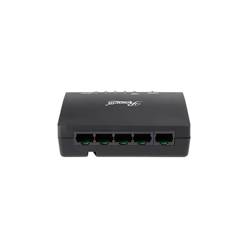 5 Port Gigabit Network Switch Ethernet switch Desktop Switch with 9K Jumbo frame and silent operation for home and small business users RC409LXv2