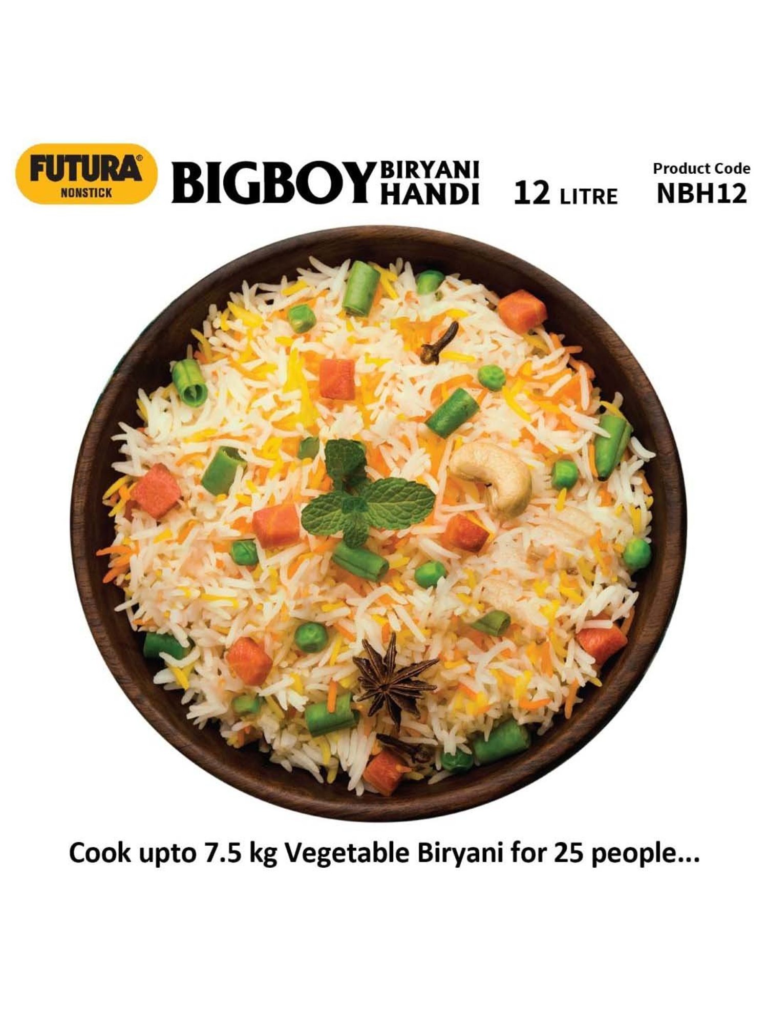 HAZEL Silver Induction Bottom Tope Stainless Steel Patila - 17.7 cm (2500 ml)