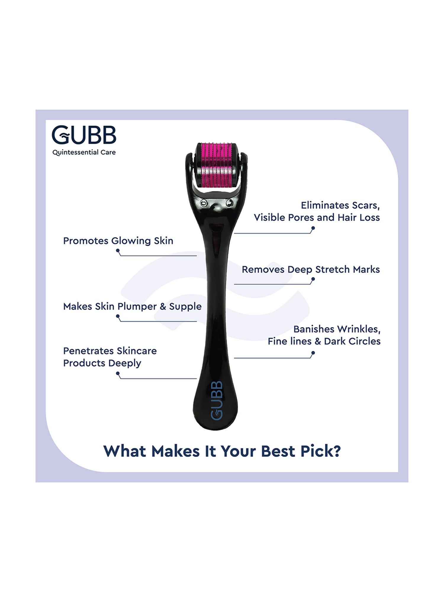 HofB- House of Beauty Quartz Roller - 1 Pc