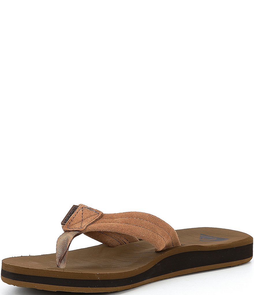 Quiksilver Men's Carver Suede Flip Flops
