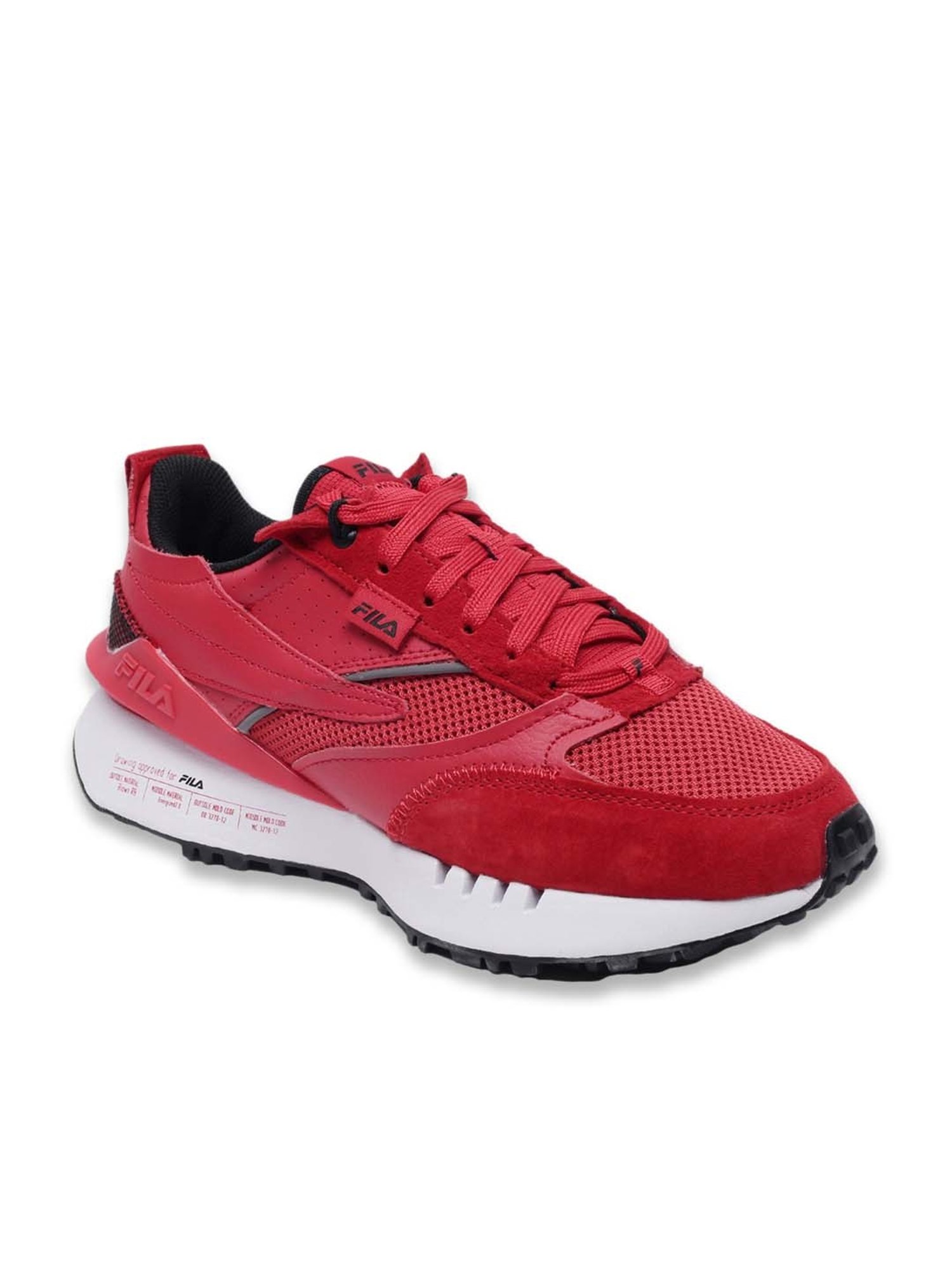 Fila Men's Red Running Shoes