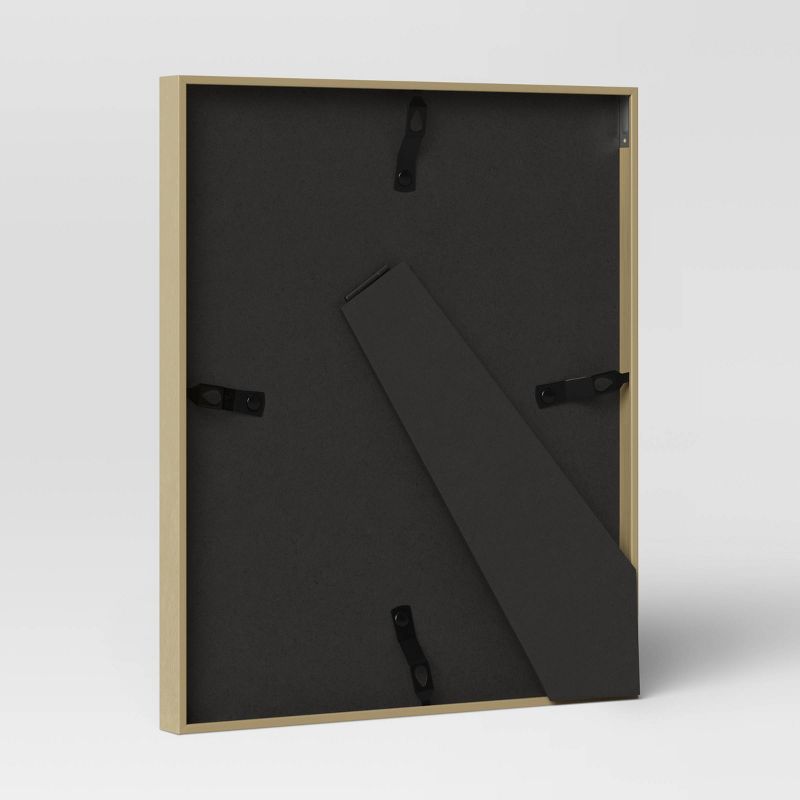 10" x 12" Matted to 8" x 10" Thin Metal Tabletop Frame Brass - Project 62™