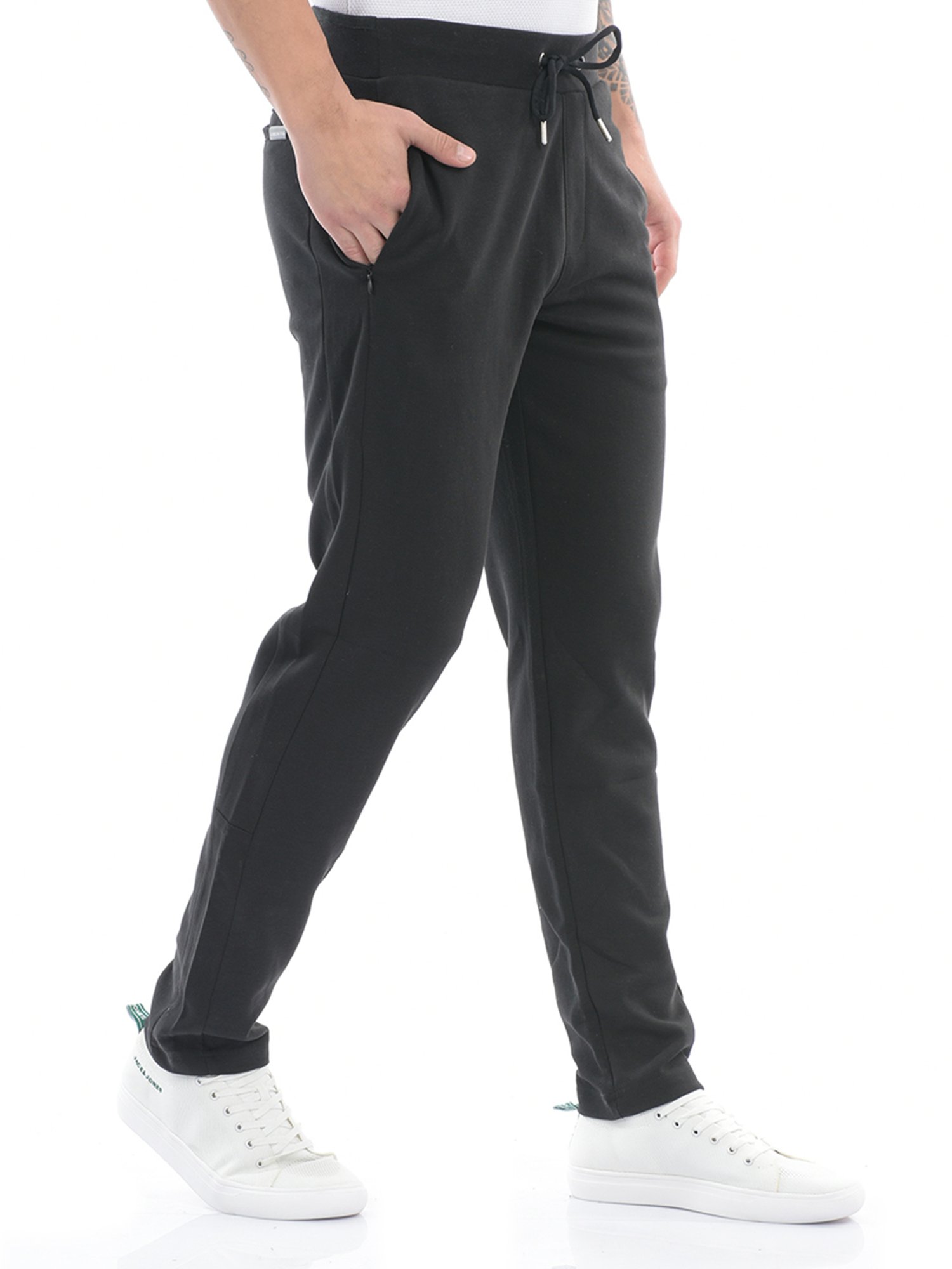 London Fog Black Regular Fit Sweatpants