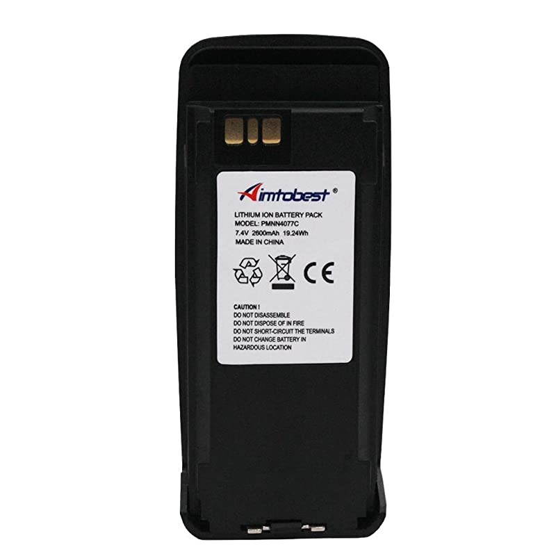 PMNN4066A 2600mAh Liion Battery Compatible for Motorola XPR6300 XPR6350 XPR6550 XPR6580 XPR6500 XPR6100 XPR6380 DP3400 DP3601 DGP4150 DGP6150 OEM Without IMPRES funtion