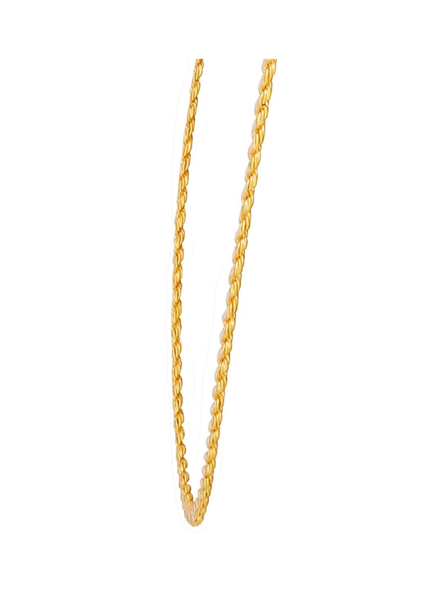 Waman Hari Pethe Jewellers BIS Hallmark 22k Yellow Gold Chain