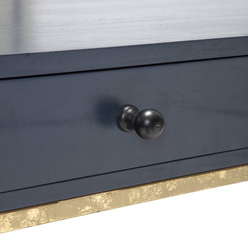 Jolie Modern Living Room Console Table Navy Blue/Gold - Adore Decor