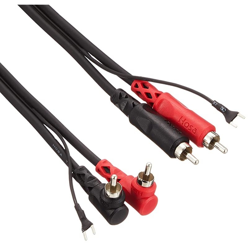 CRA-203DJ Dual RCA to Same with Ground Wire Stereo Interconnect, 9.8 feet