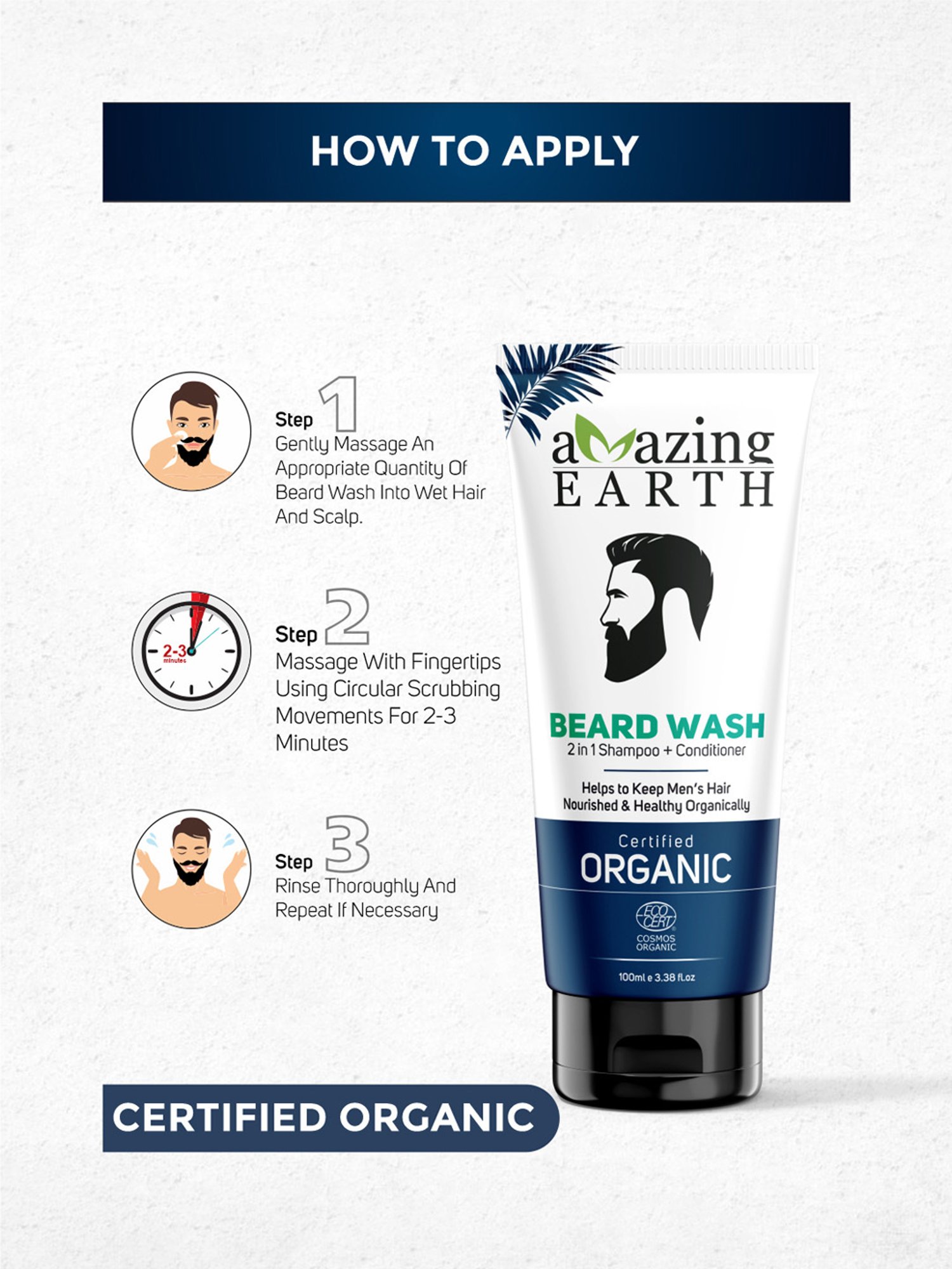 Qraa Men Red Onion Hair Oil - 100 ml