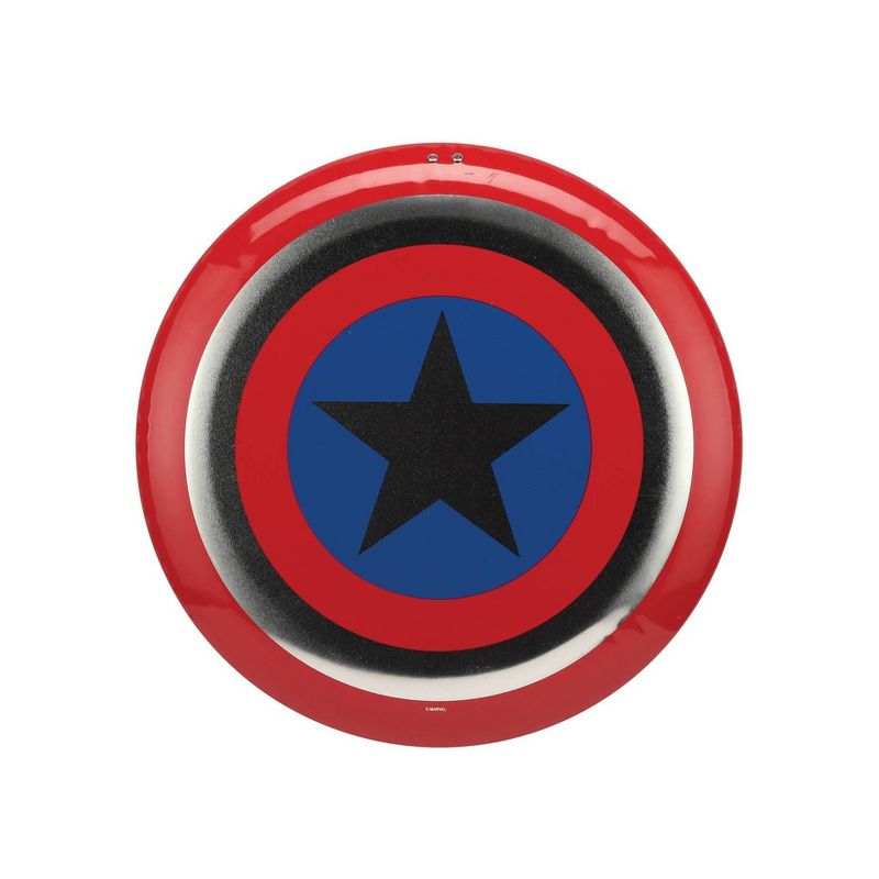 Marvel Captain America Shield Tin Button Sign with Knock Out