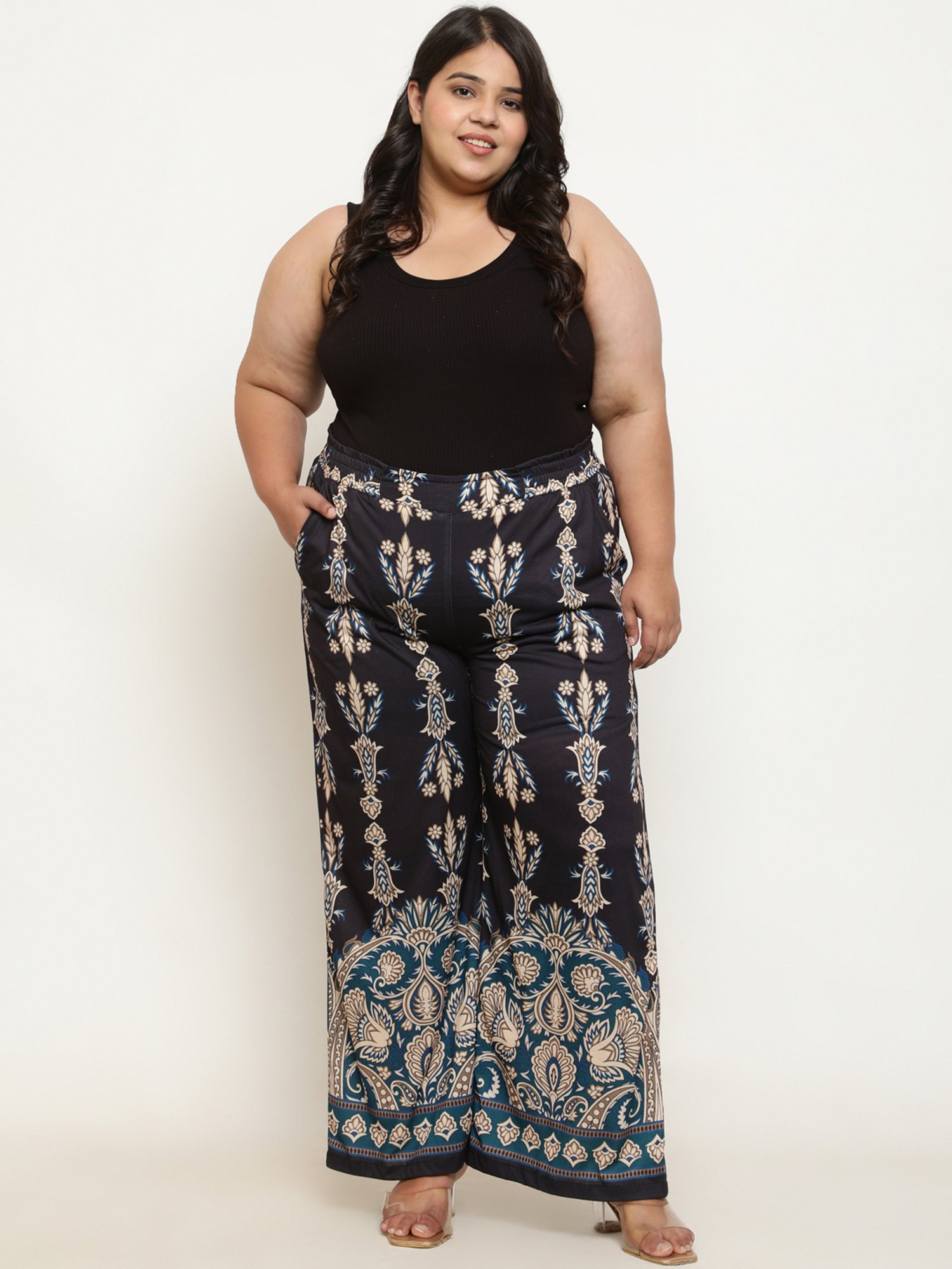 KENDALL + KYLIE Black Mid Rise Pants