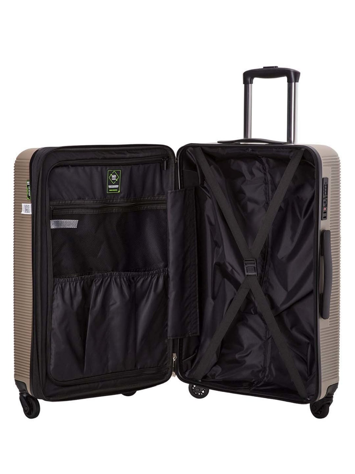 Assembly Green Textured Small Cabin Trolley - 20 inch