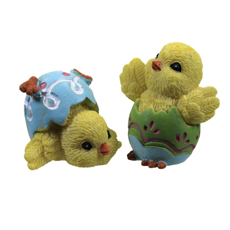 Easter 1.5" Silly Little Chicks Decorated Egg Mini  -  Decorative Figurines