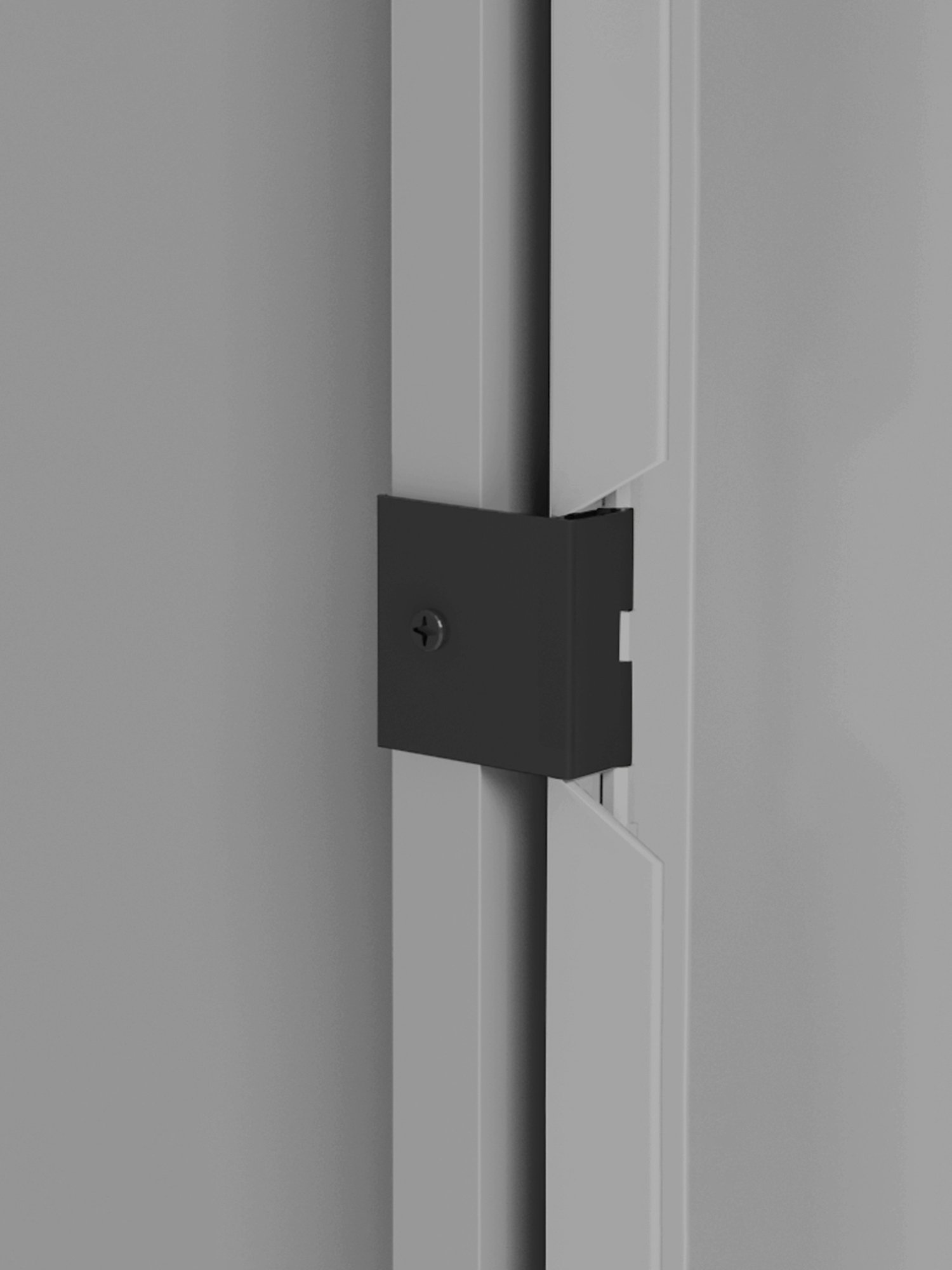 Godrej Interio Slimline 2-Door Steel Almirah, Royal Ivory (1-Year Warranty, 1 Locker, 1 Drawer)