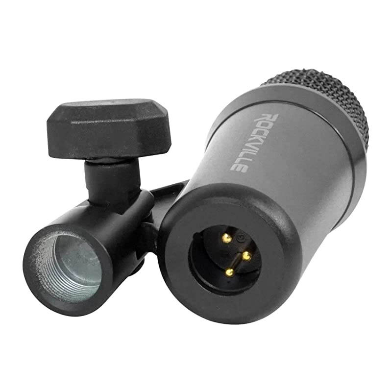 PRO-D7 7 Mic Drum Kit w/Bass+Snare+Condenser Overhead Microphones