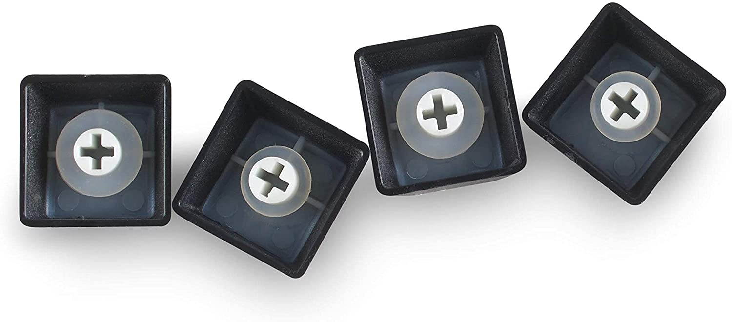 Glorious Aura Keycaps for Mechanical Keyboards | Full Size 104 Key, TKL, Compact Size Compatible (BLACK) + Glorious O-Ring Switch Noise Dampeners for Cherry MX Keyboard | 120x - 70A Thick Hard(BUNDLE)