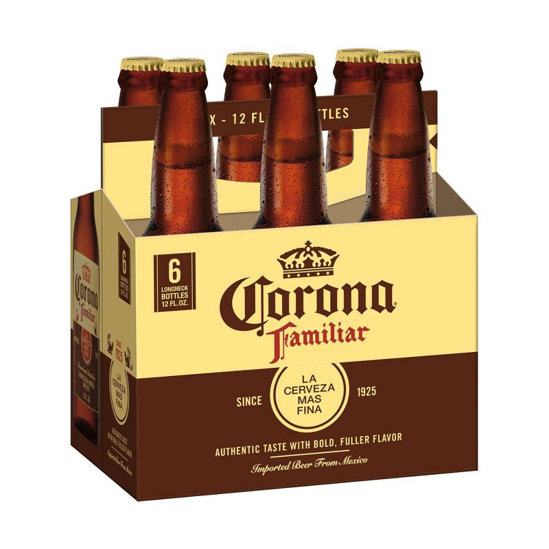 Corona Familiar Lager Beer - 6pk/12 fl oz Bottles