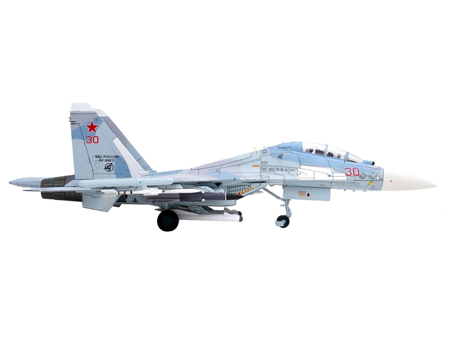 Sukhoi Su-24M Fencer-D Bomber Aircraft "Ukraine War" (2023) Ukrainian Air Force 1/72 Diecast Model by JC Wings