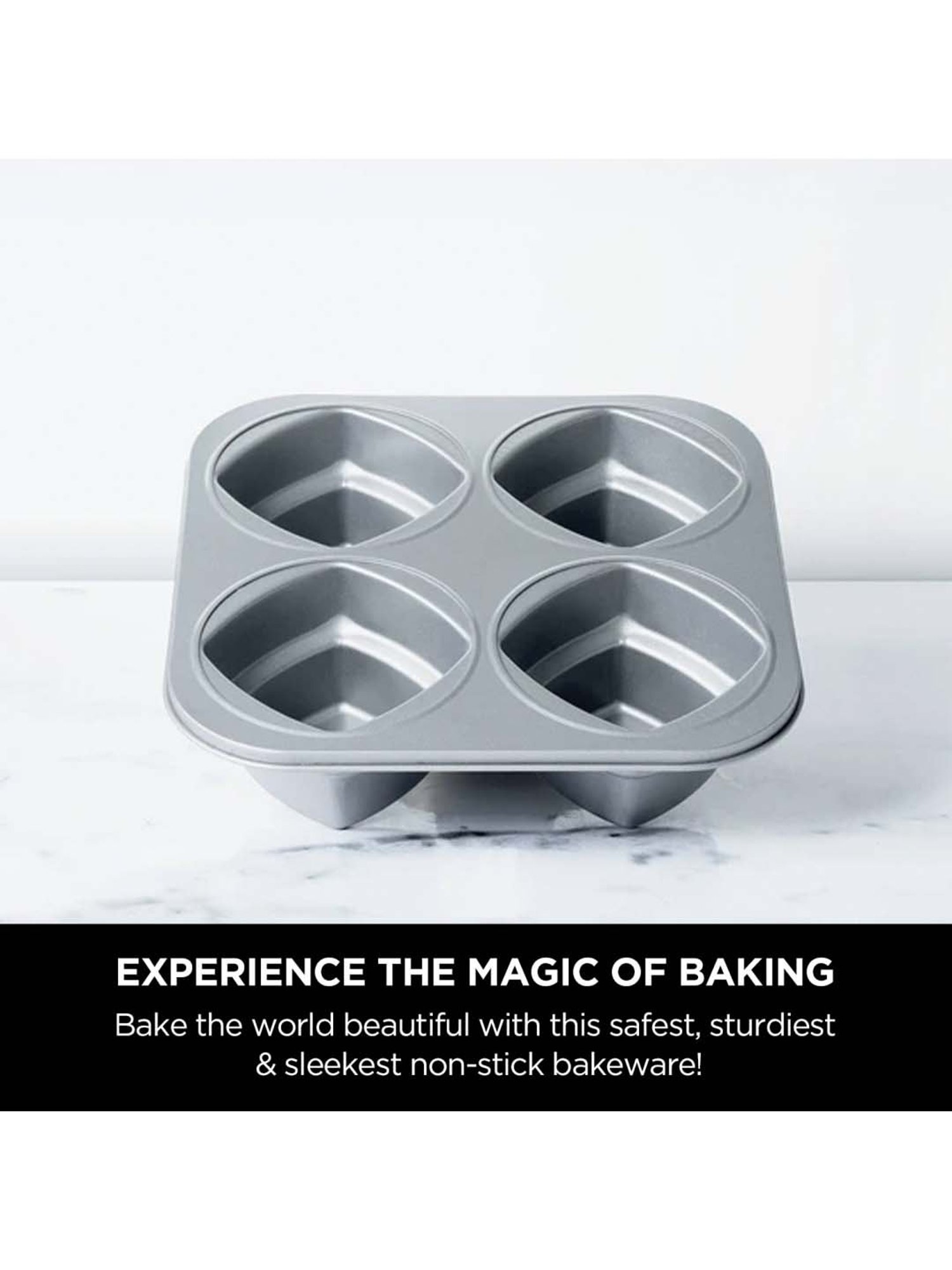 Meyer Bakemaster - 4 Cup 2-Tier Square Cake Pan