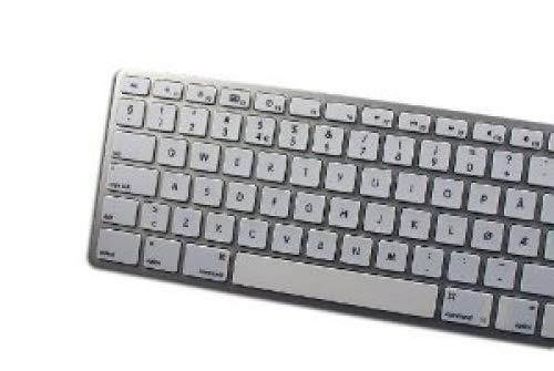MAC NS NORWEGIAN NON-TRANSPARENT KEYBOARD STICKERS WHITE BACKGROUND FOR DESKTOP, LAPTOP AND NOTEBOOK