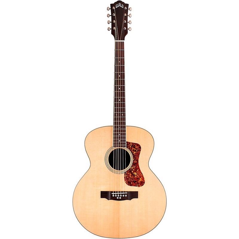 Guild BT-258E Deluxe Westerly Collection 8-String Baritone Jumbo Acoustic-Electric Guitar Natural