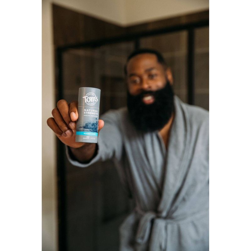 Tom's of Maine Men's Plastic-Free Natural Strength Deodorant Rugged Coast - 2oz
