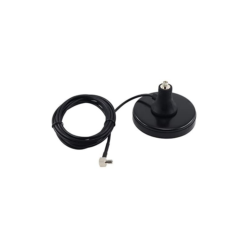 Premium Extra Large 3Inch Magnetic Antenna Base SMA Jack TS9 Plug 65 ft Coax Lead Connect 3G4GLTE SMA Antennas to TS9 ModemsHotspot Nighthawk Velocity Jetpack etc