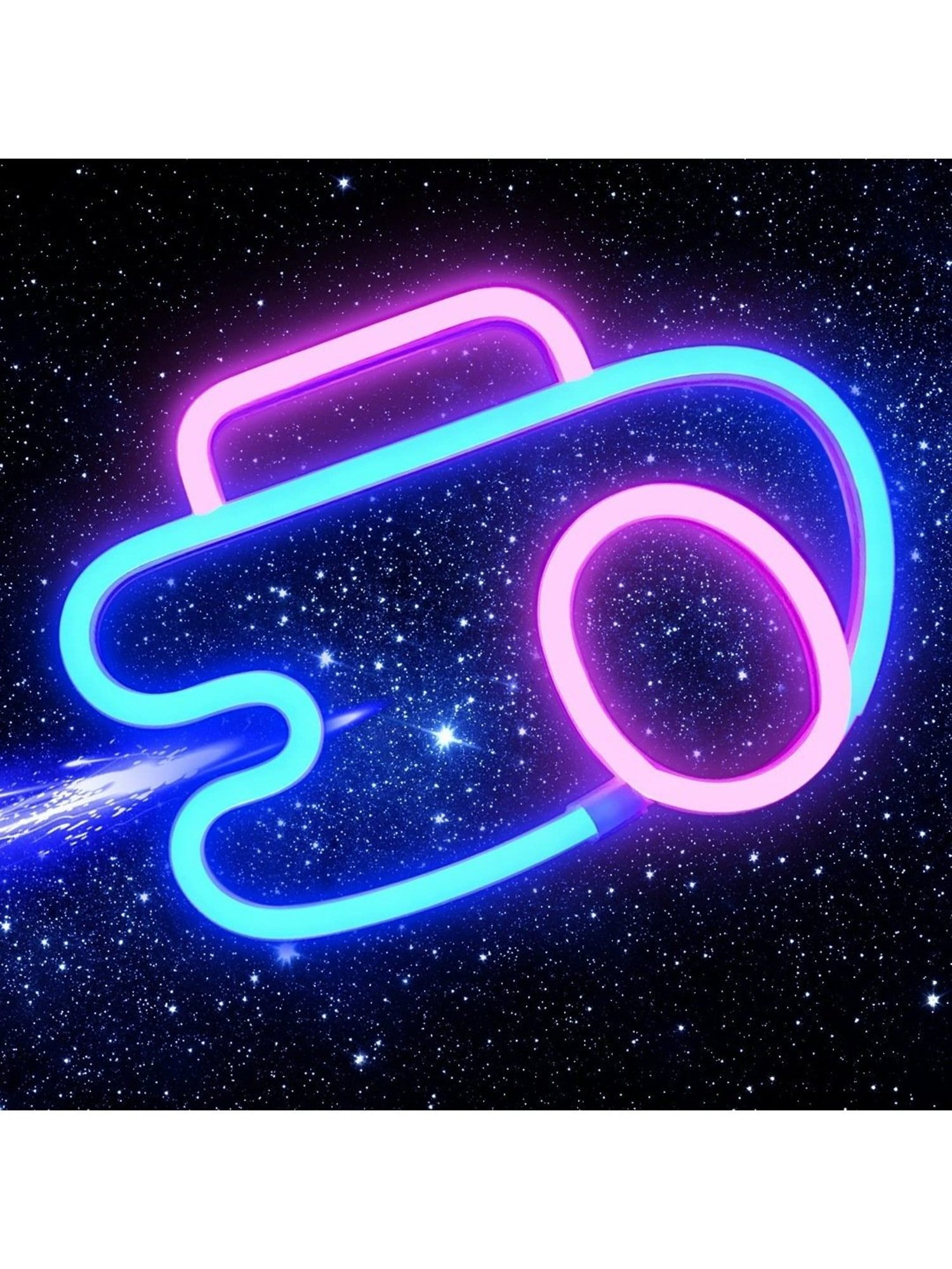 Xergy Among Neon Sign for Wall Decor (Blue & Pink)