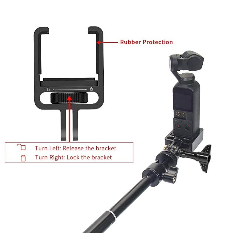 Selfie Stick Compatible for DJI OSMO PocketGoPro Hero 876543+3 SJCAMAKASOXiaomi Yi and Cell Phone