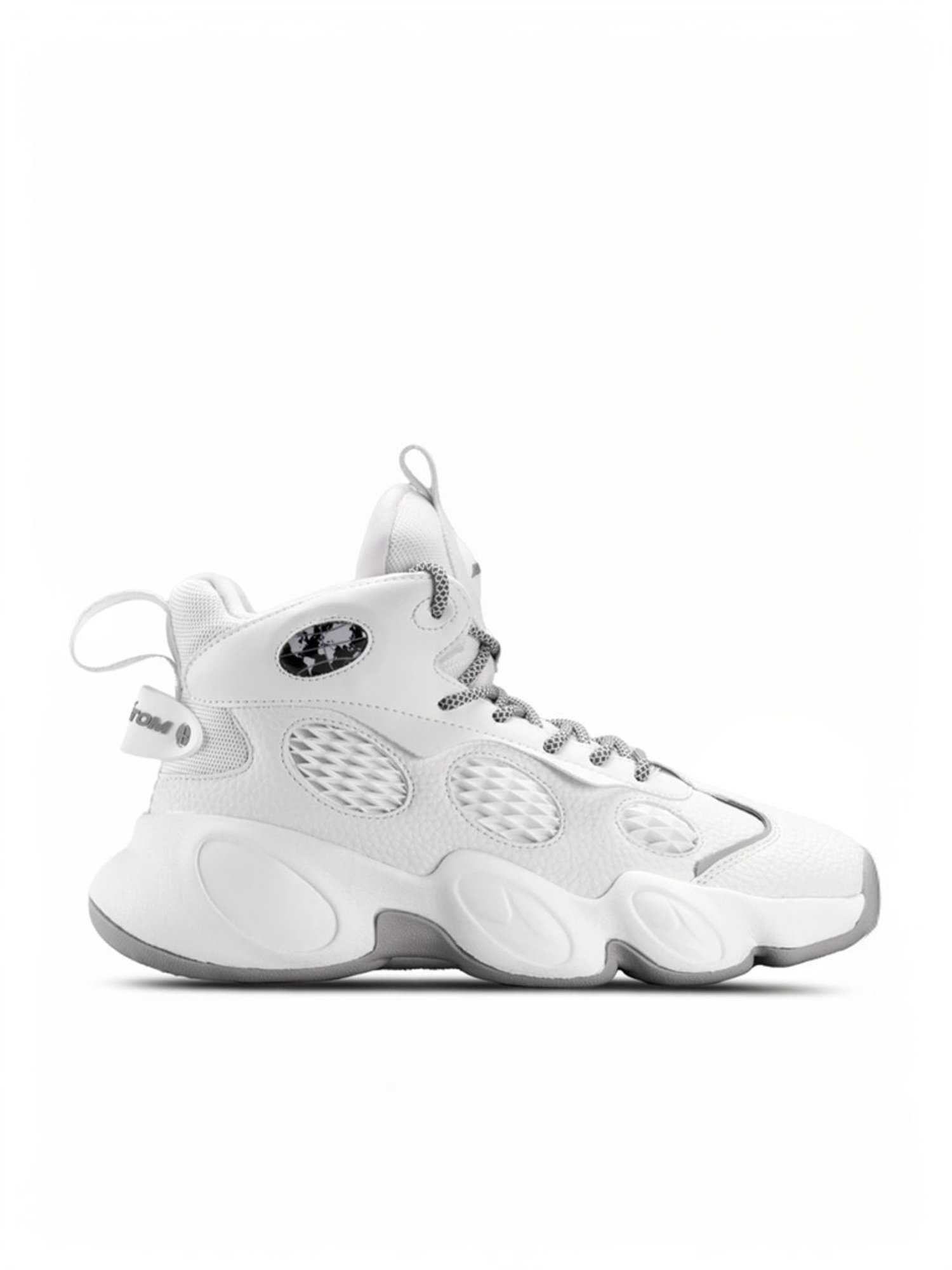 Atom Men's Supernova White Running Shoes