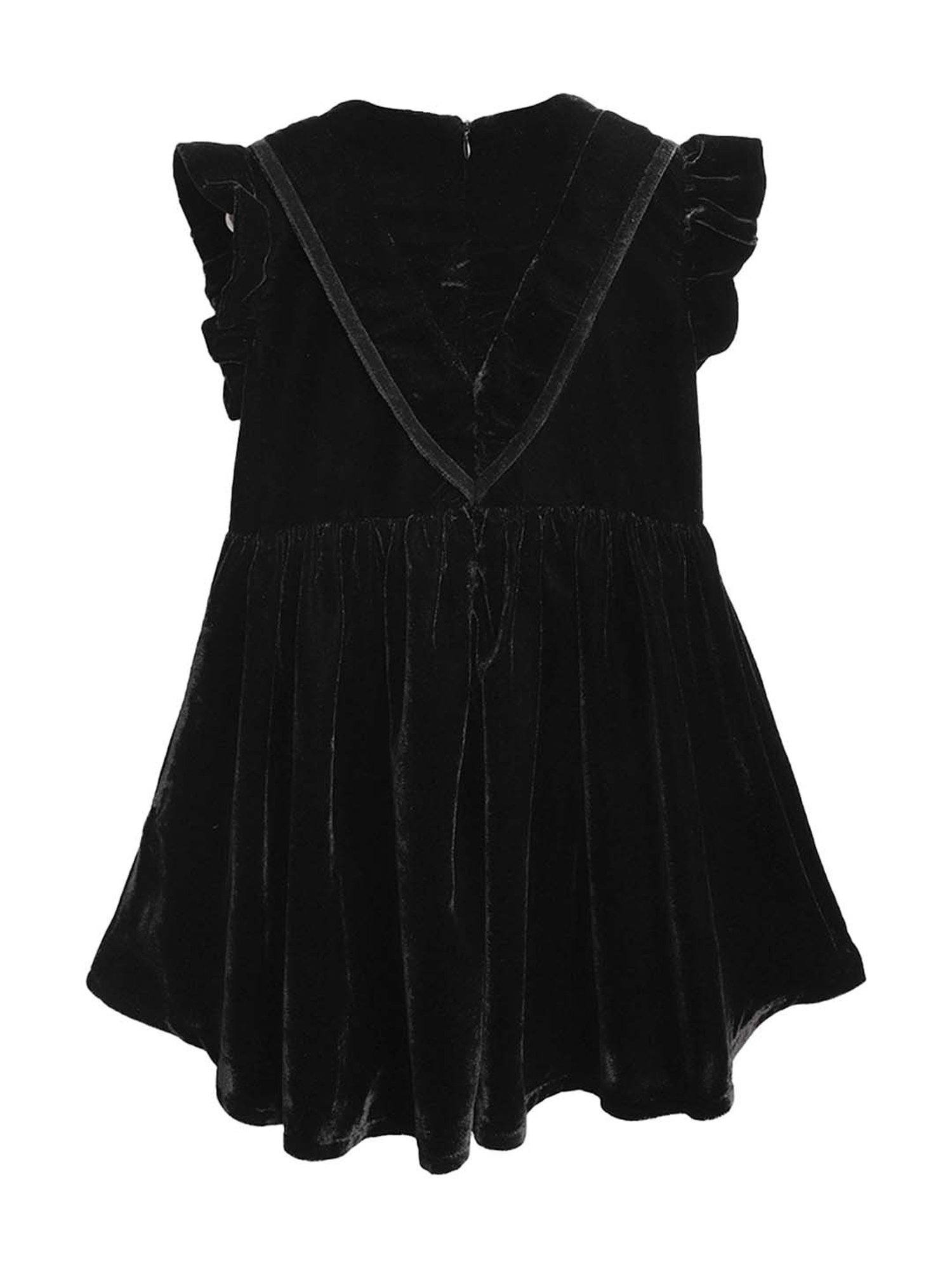 Cherry Crumble By Nitt Hyman Kids Black Regular Fit Dress