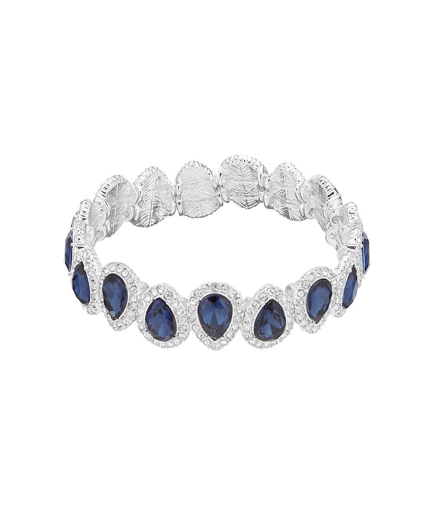 Gemma Layne Pave Pear Stretch Bracelet